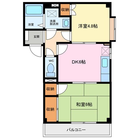 エリテル富貴ノ台の物件間取画像